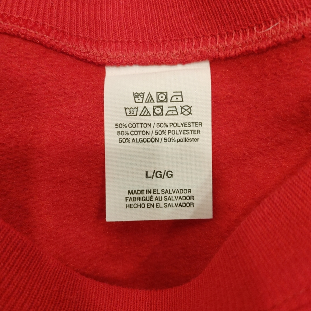 SASSY GIRL BOUTIQUE DEAR SANTA CHRISTMAS SWEATSHIRT, RED L - Picture 7 of 7